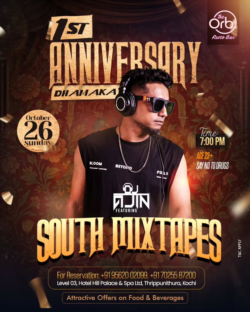 The Orb Resto Bar’s 1st Anniversary Dhamaka